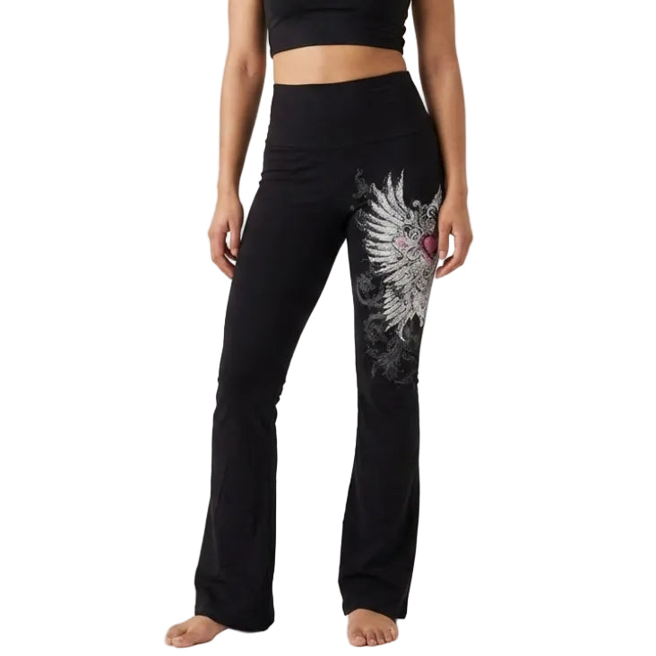 Women Rhinestones Leggings