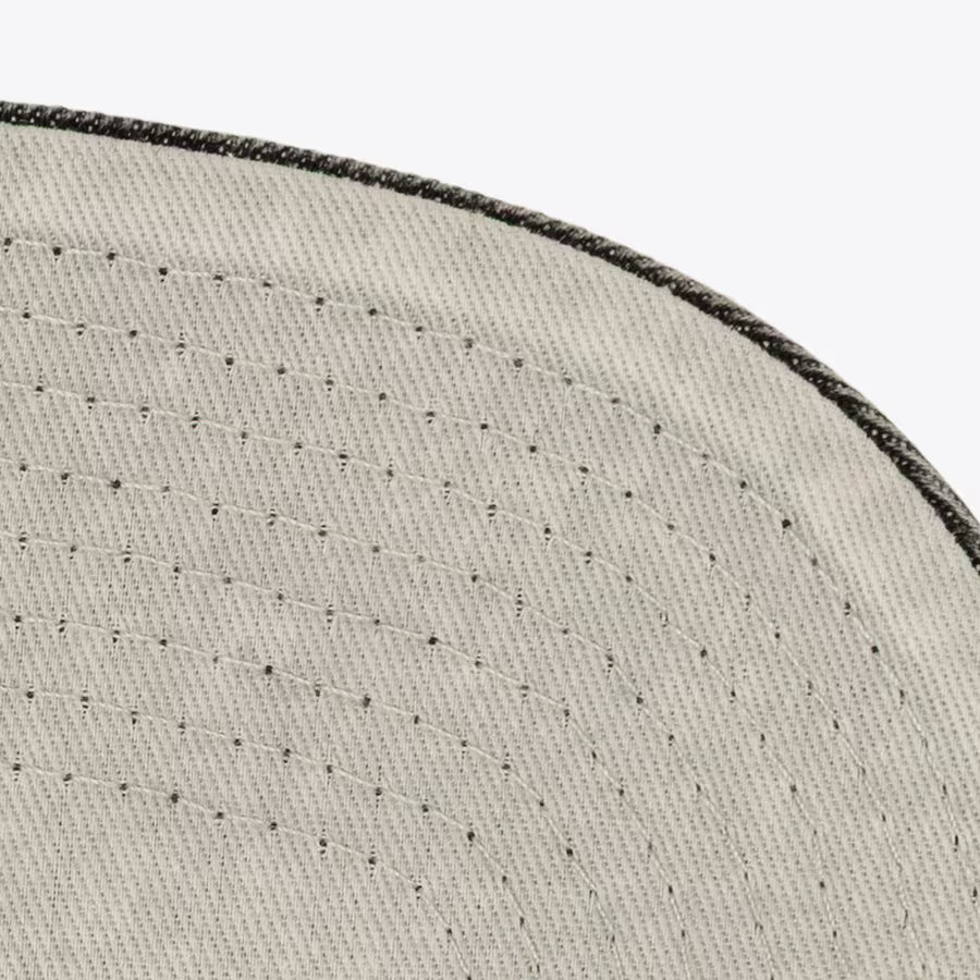 MITCHELL & NESS Red Chicago Bulls NBA Denim Patchwork Snapback Hat