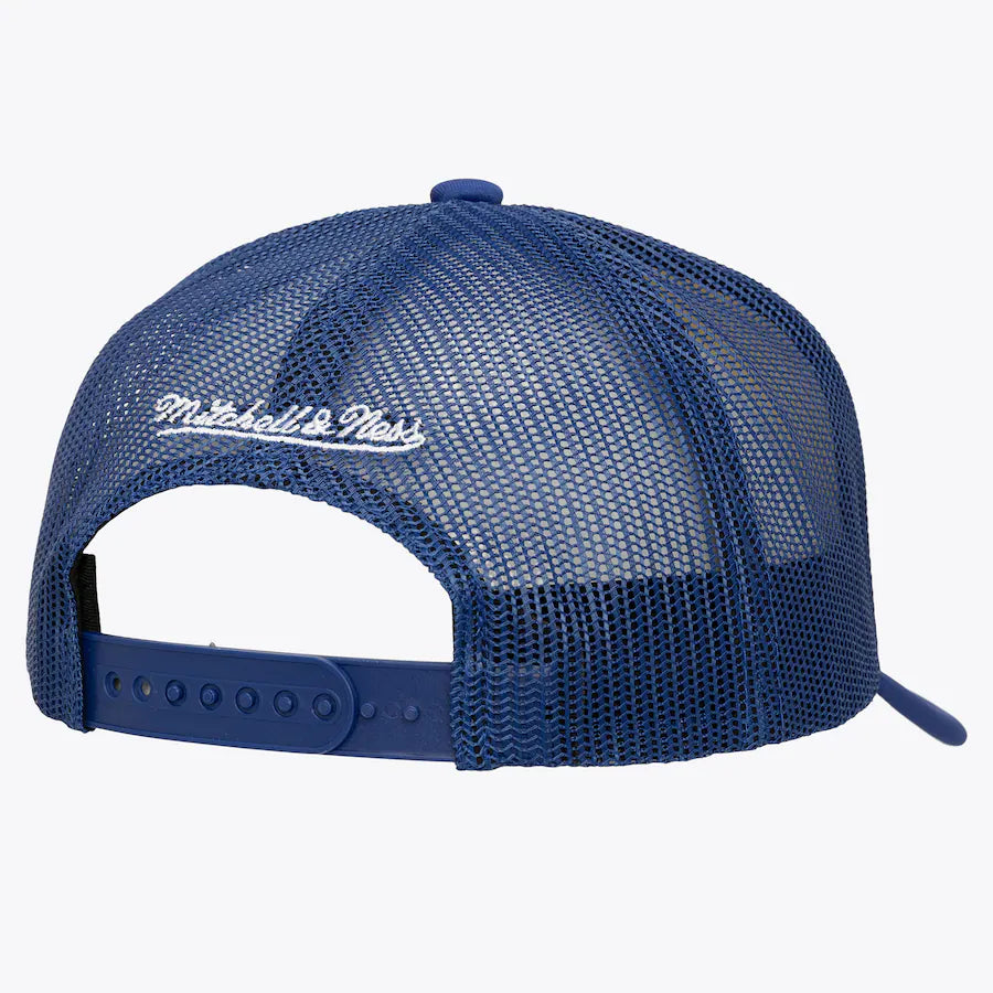 MITCHELL & NESS Los Angeles Dodgers Cooperstown Collection Block Trucker Adjustable Hat