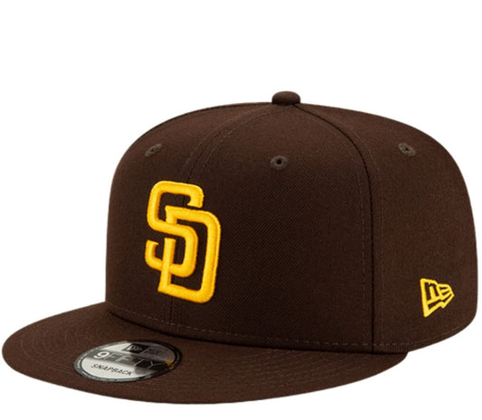 NEW ERA 9Fifty MLB San Diego Padres Brown/Yellow Basic Snapback Hat