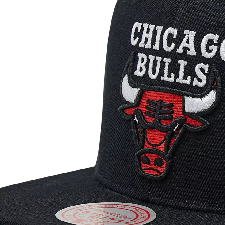 MITCHELL & NESS Chicago Bulls Top Spot Classic Snapback Hat