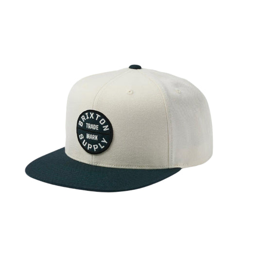 BRIXTON Oath III Snapback Hat - Off White