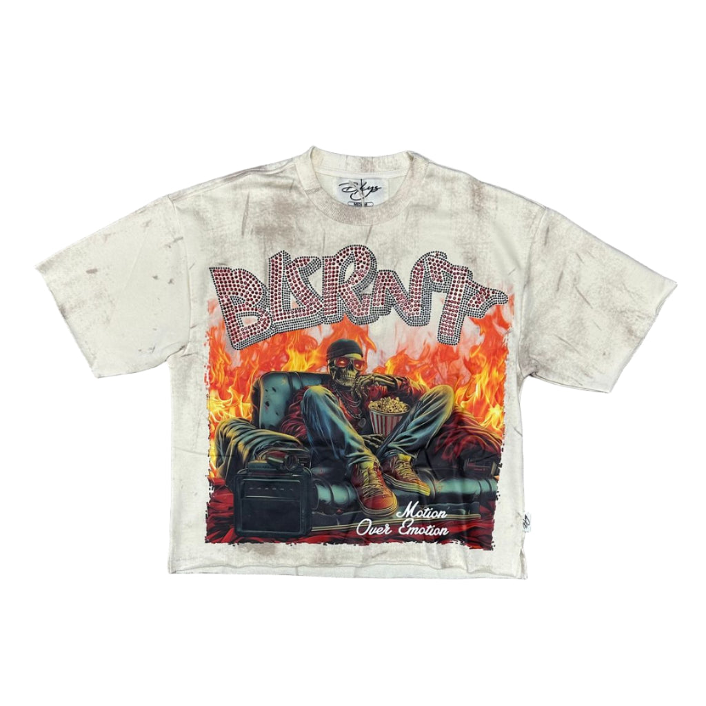 BKYS Burnt F-Terry Cropped T-shirt