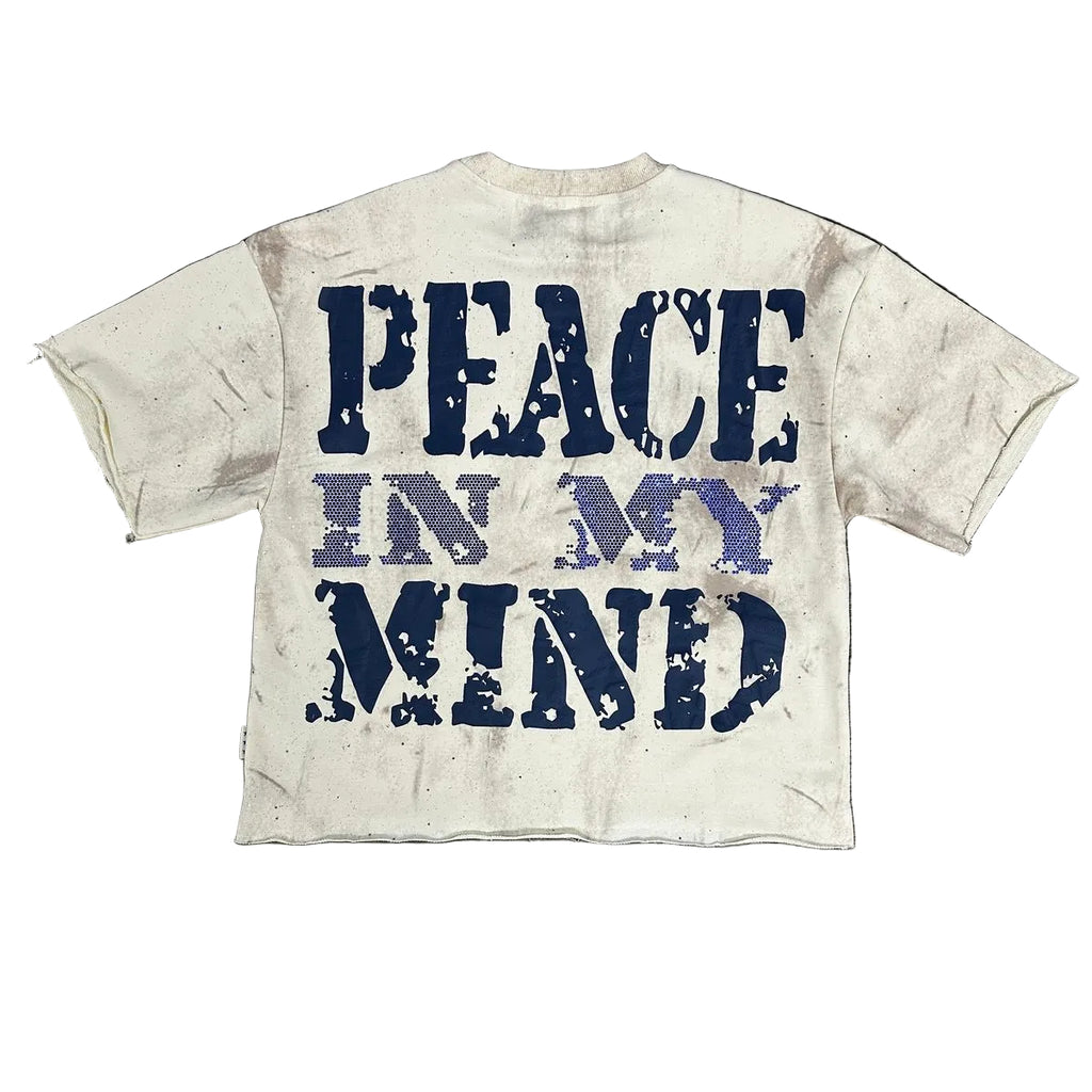 BKYS Peace F-Terry Cropped T-Shirt