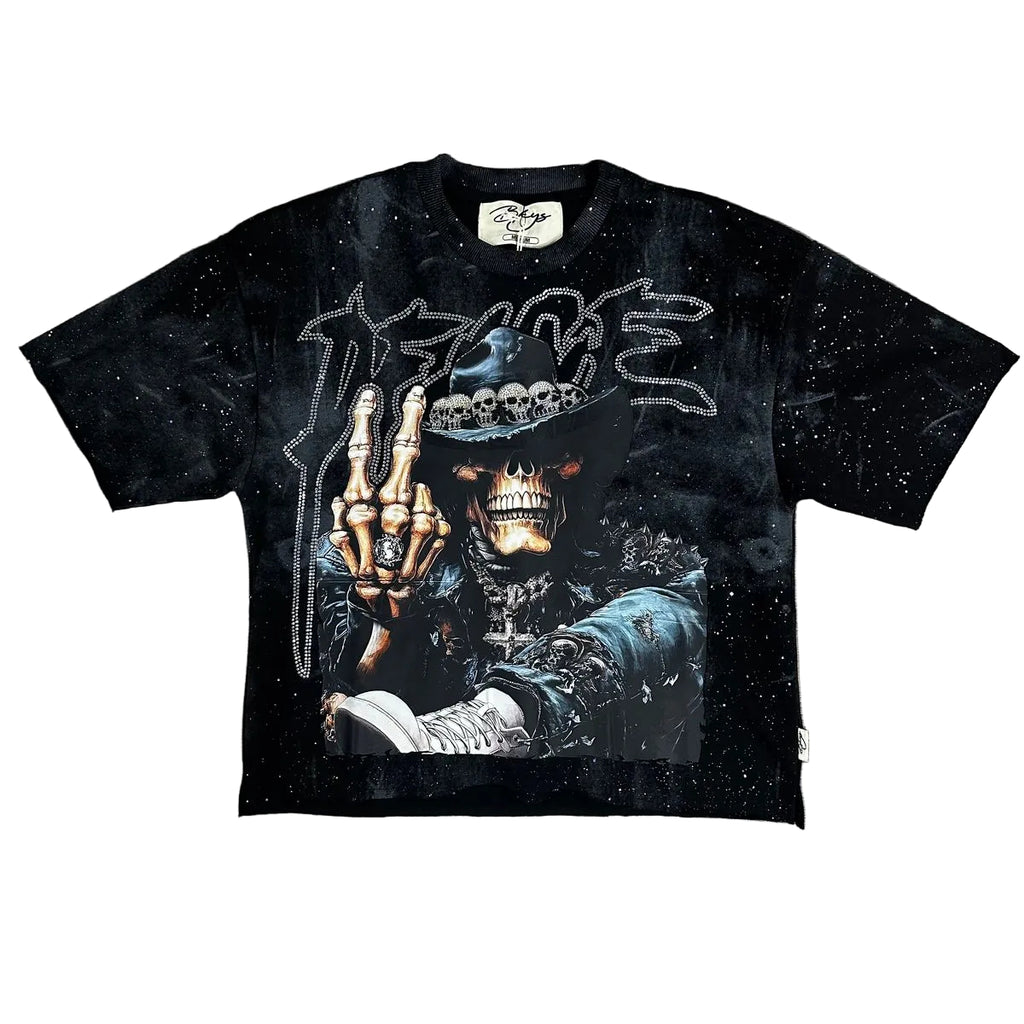 BKYS Peace F-Terry Cropped T-Shirt