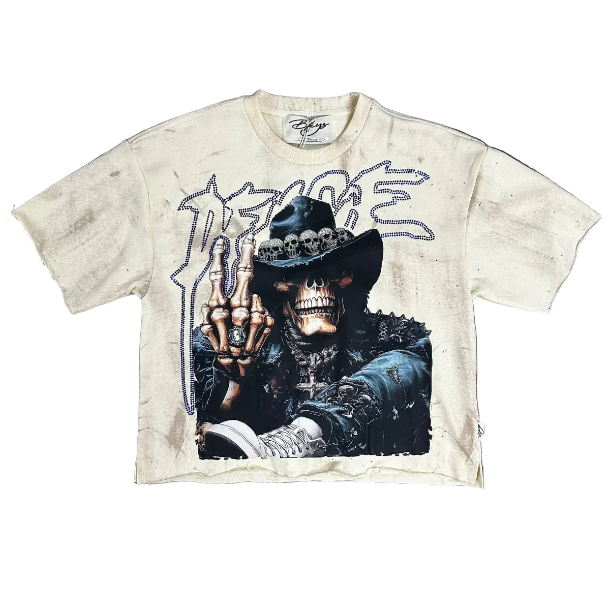 BKYS Peace F-Terry Cropped T-Shirt