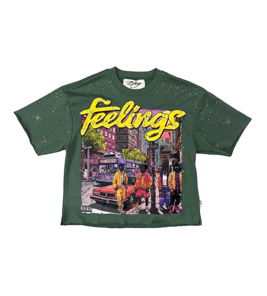 BKYS Feeling F-Terry Cropped T-Shirt