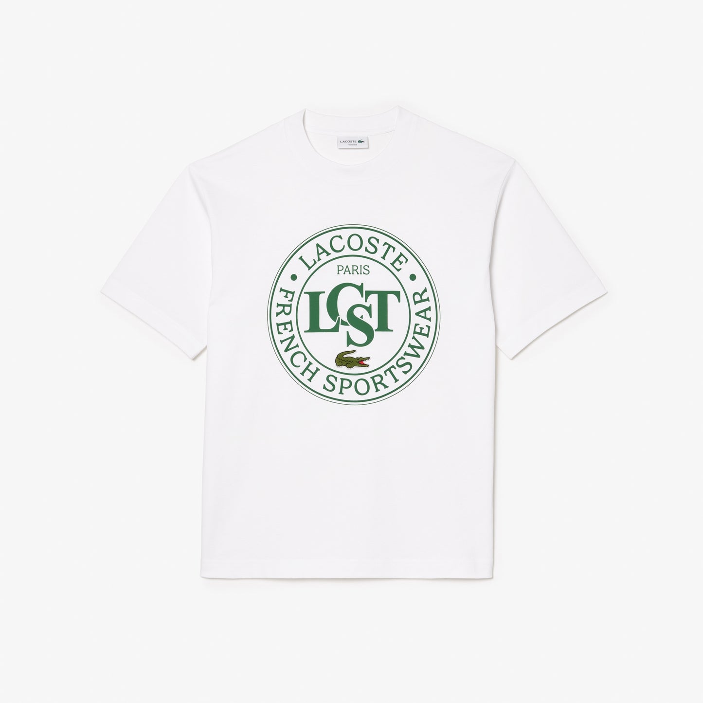 LACOSTE Loose Fit Jersey Print T-shirt