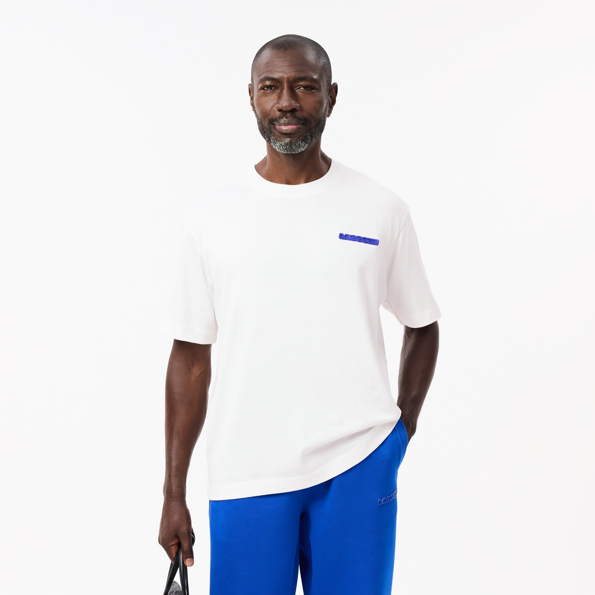 LACOSTE Loose Fit Floral Print T-shirt