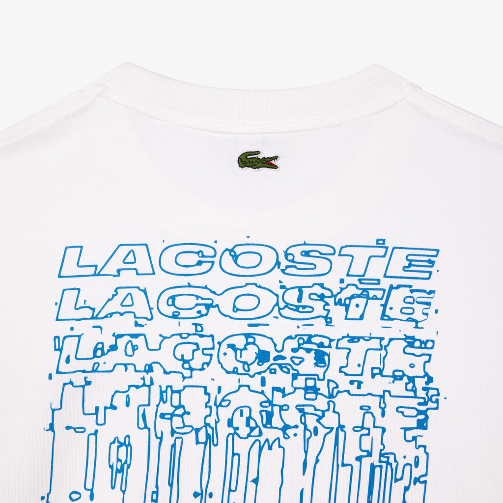 LACOSTE Loose Fit Floral Print T-shirt