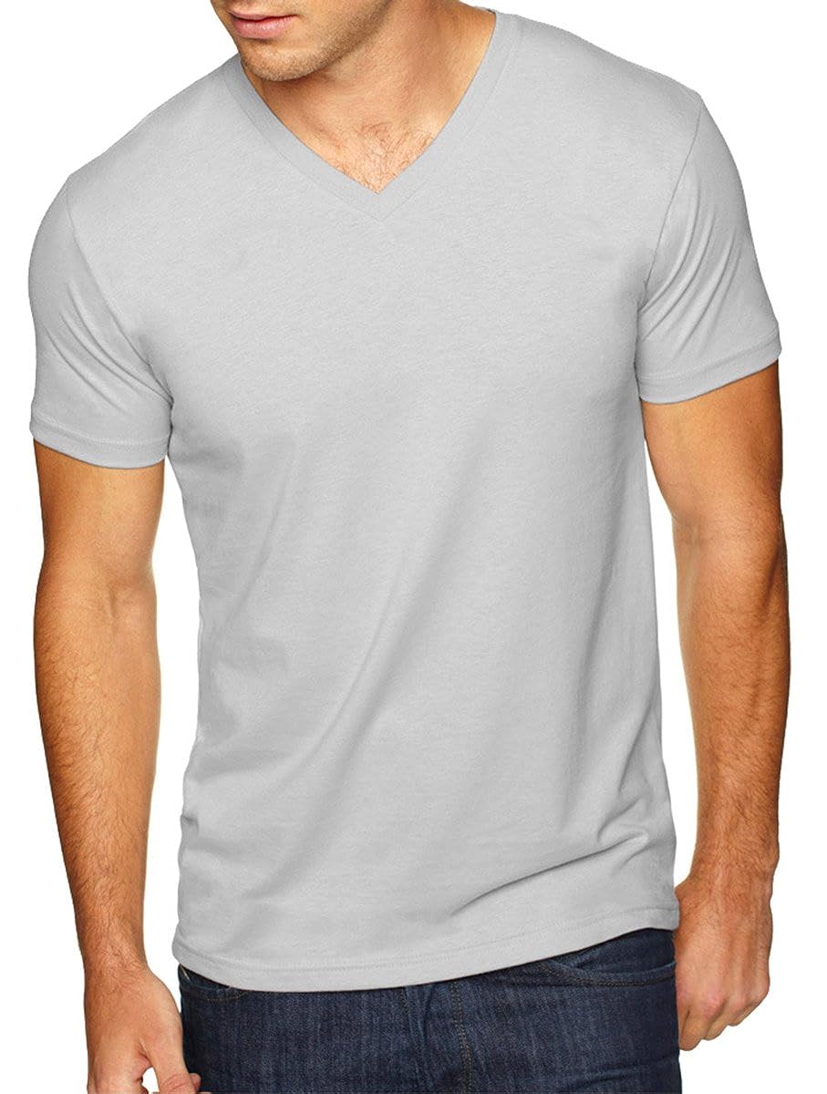 Heavyweight V-Neck Plain Athletic Fit T-Shirt