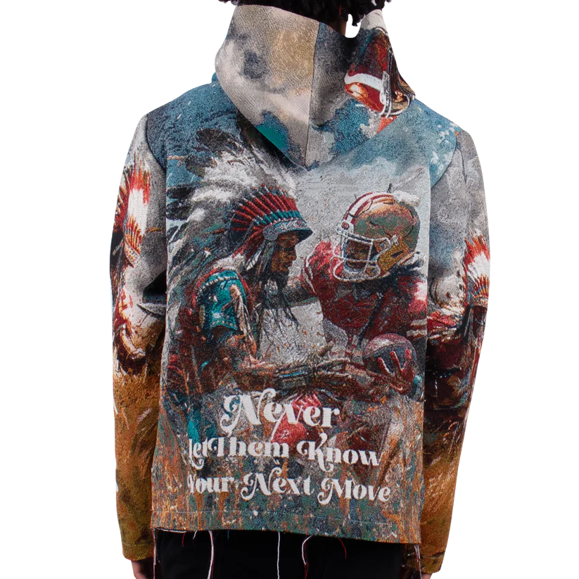 MAJESTIC Warfare Tapestry Graphic Hoodie