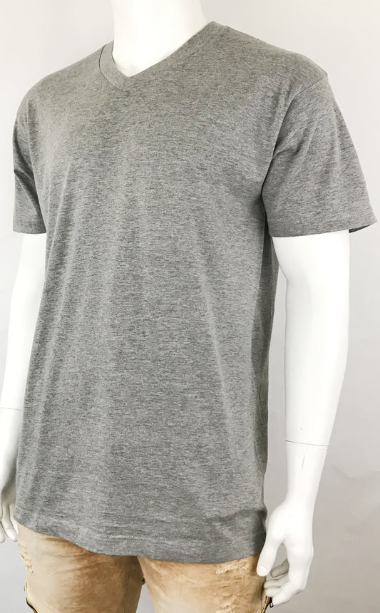 Men's Plain V-neck T-Shirt - Big Size Available (4 Colors)