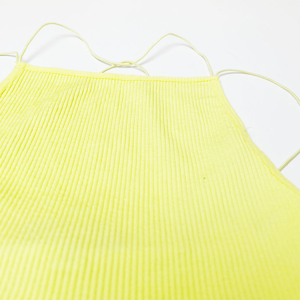 Sleeveless Cross Back Crop Top