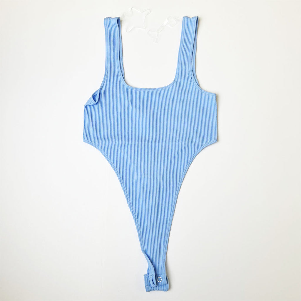 Sleeveless Roundneck Tank Top Bodysuit