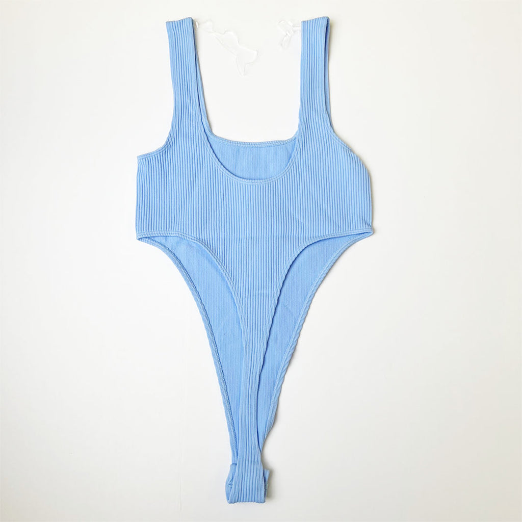 Sleeveless Roundneck Tank Top Bodysuit