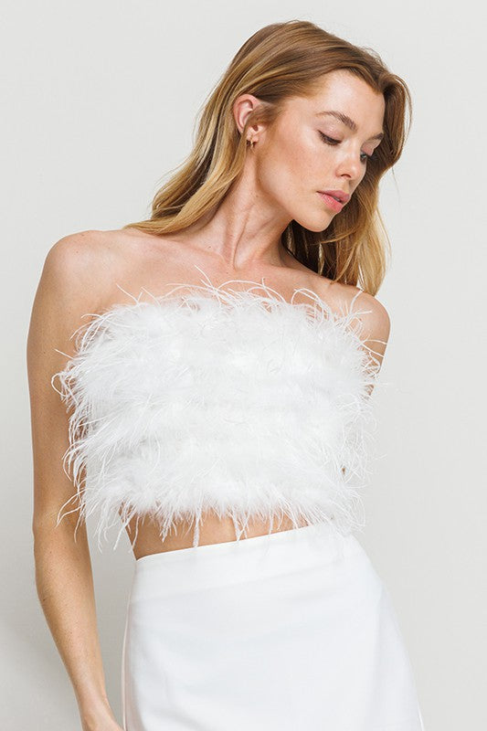 Women's Feather Top
