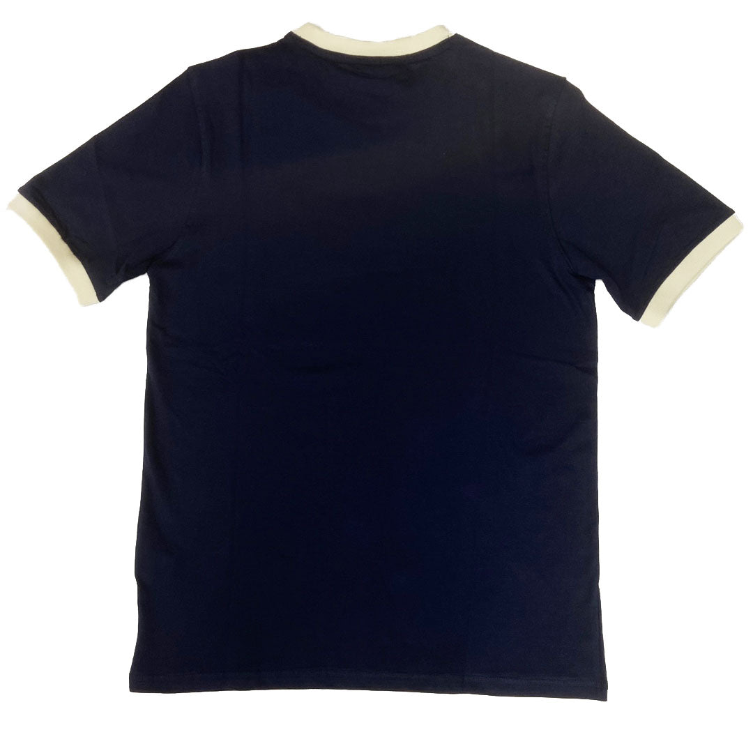 FILA Marconi Short Sleeve Ringer T-Shirt - Navy