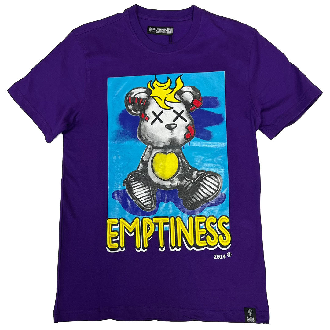REBELMINDS Emptiness Graphic Bear T-Shirt