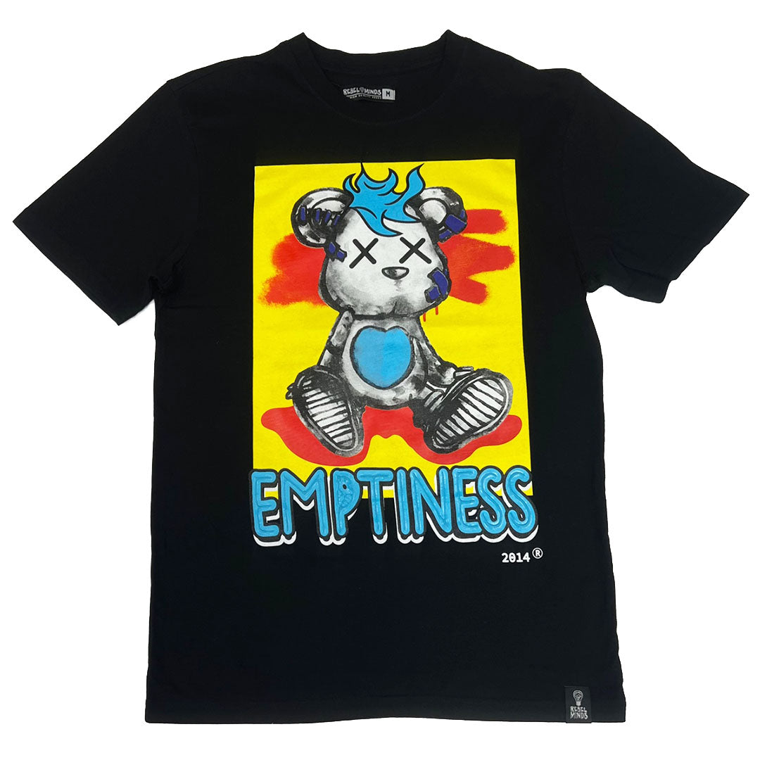 REBELMINDS Emptiness Bear Graphic T-Shirt