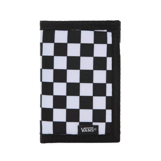 VANS Black & White Checkerboard Slipped Wallet