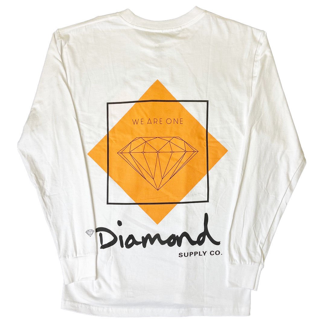 DIAMOND SUPPLY We Are One Long Sleeve T-Shirt