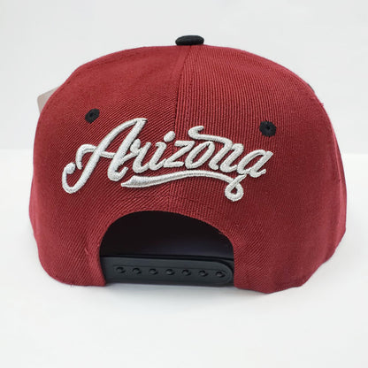 Arizona Football Phoenix Snapback Hat - Burgundy