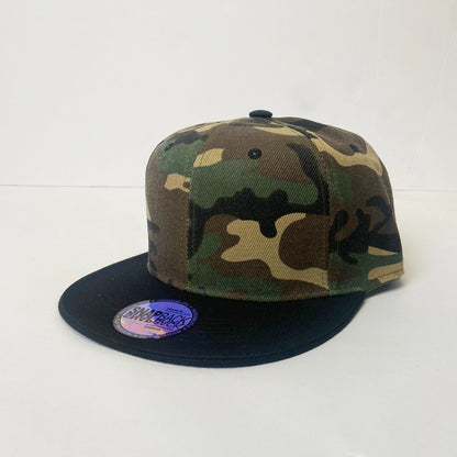 Classic 5 Panel Snapback Two Tone Hat