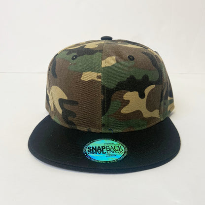 Classic 5 Panel Snapback Two Tone Hat