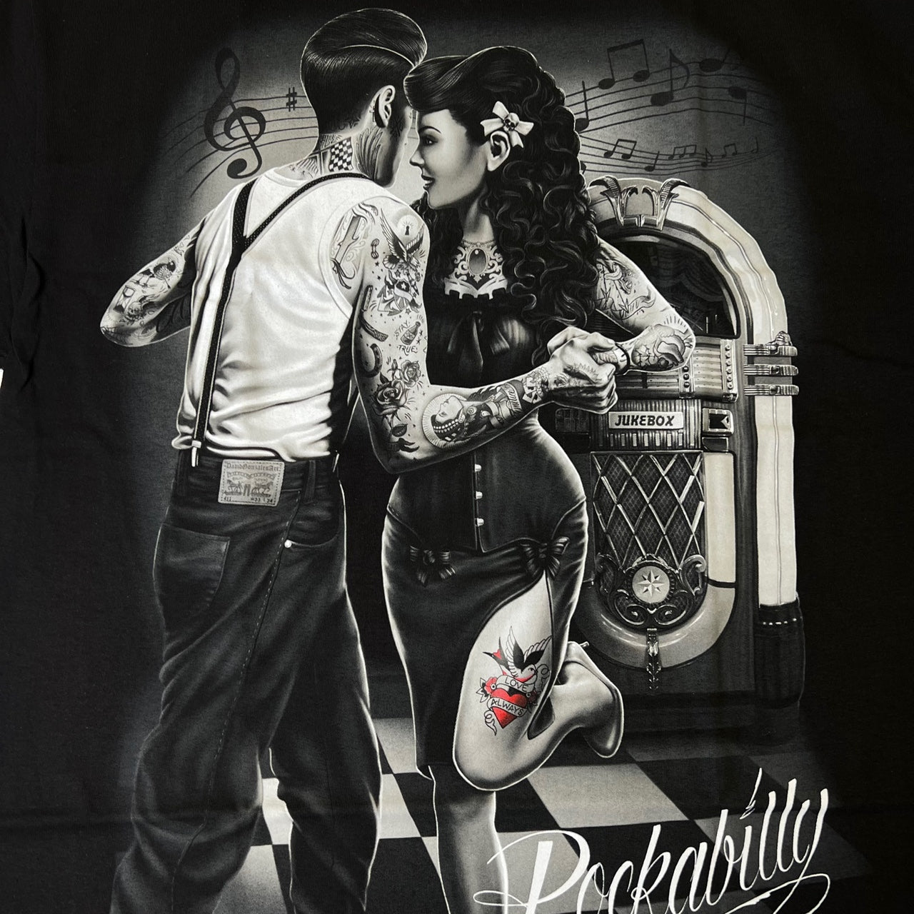 DGA Fresh Cut Rockabilly Graphic T-Shirt