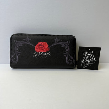 DGA David Gonzales Art Devotion Zipper Clutch Wallet