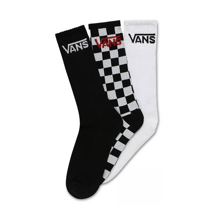 VANS 3-Pack Classic Mens Crew Socks