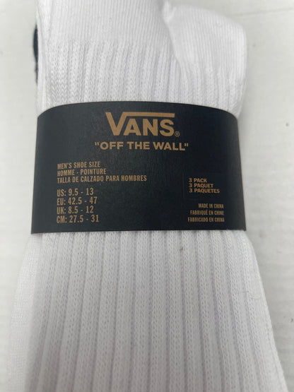 VANS 3-Pack Classic Mens Crew Socks