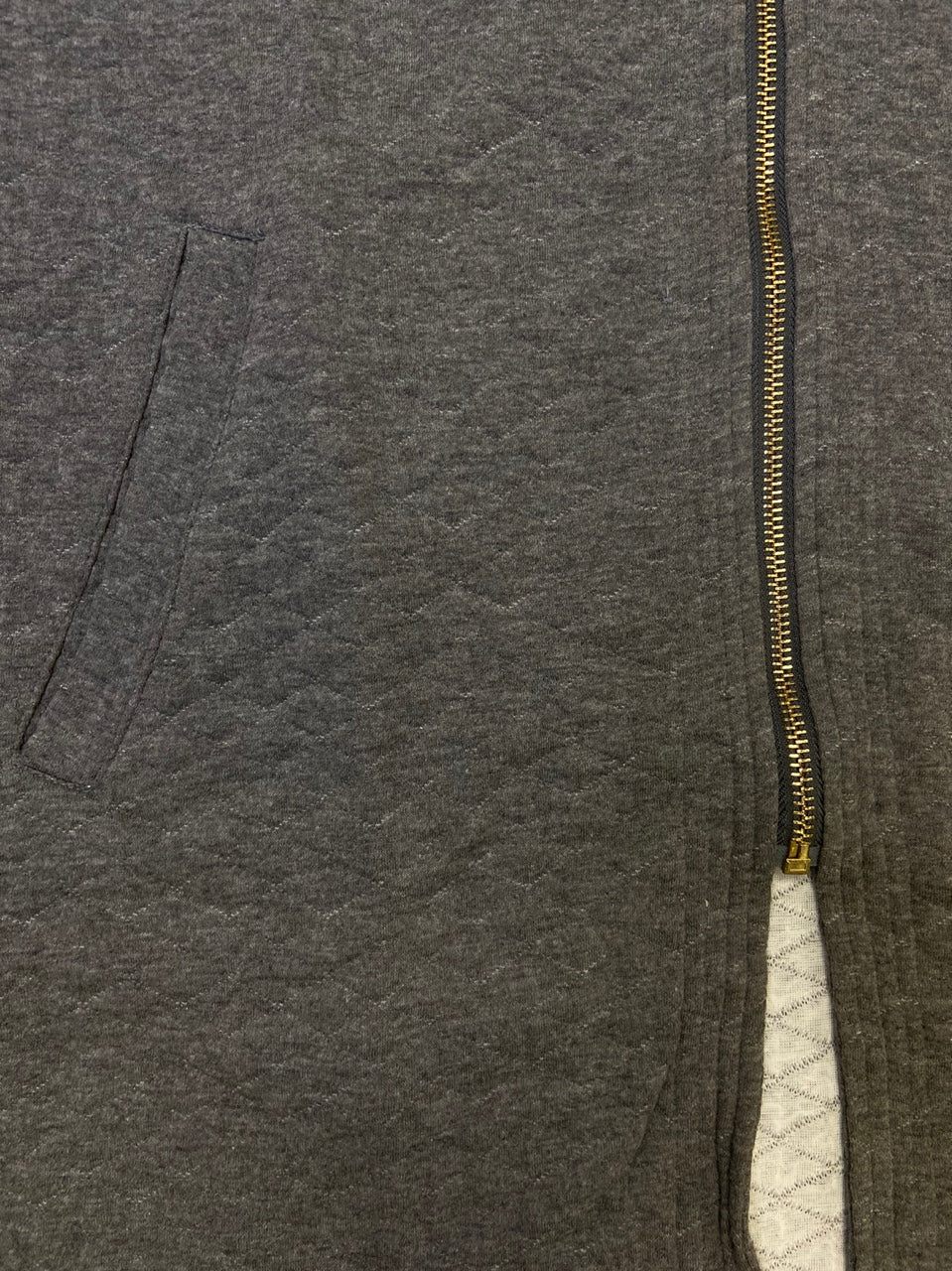 Henry & William Qult Longline Full Zipper Hooded Shirt