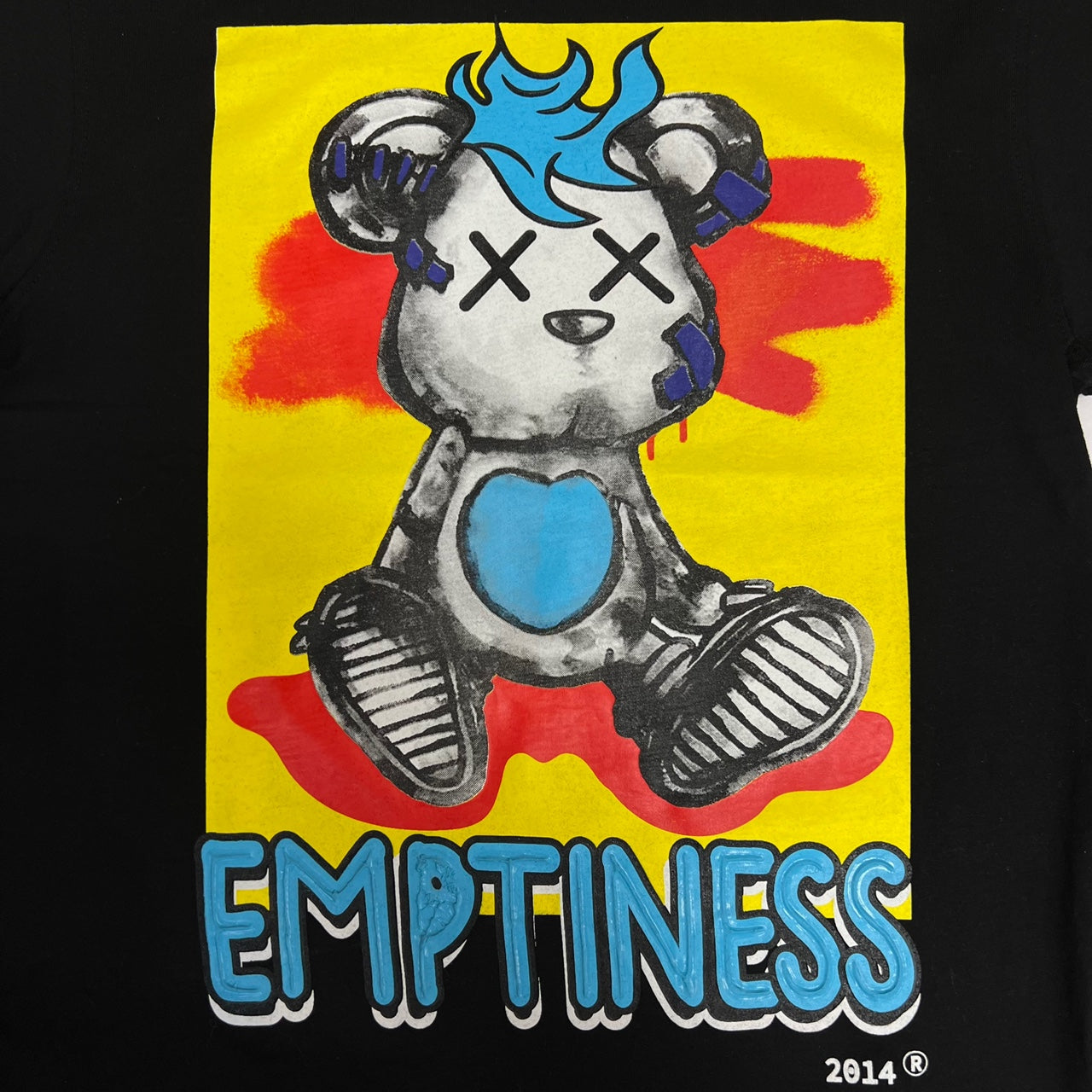 REBELMINDS Emptiness Bear Graphic T-Shirt