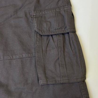 Grey Military Cargo Shorts with Pockets