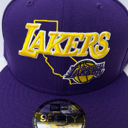 New Era LA LAKERS Purple 9FIFTY Snapback Hat