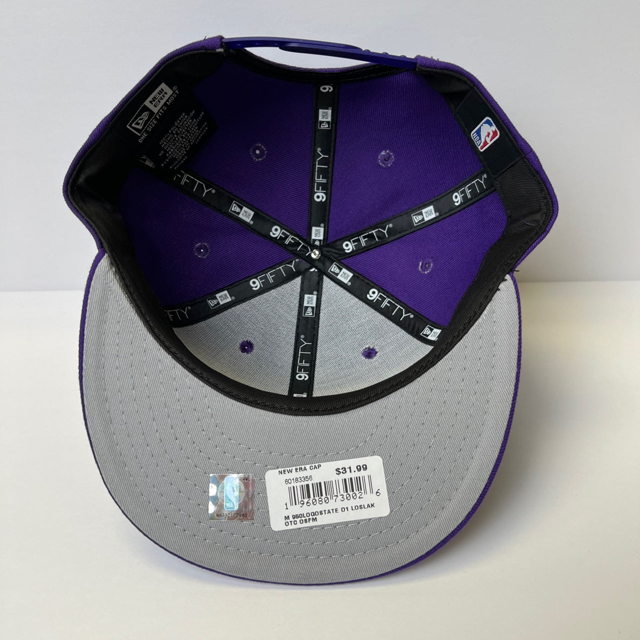 New Era LA LAKERS Purple 9FIFTY Snapback Hat