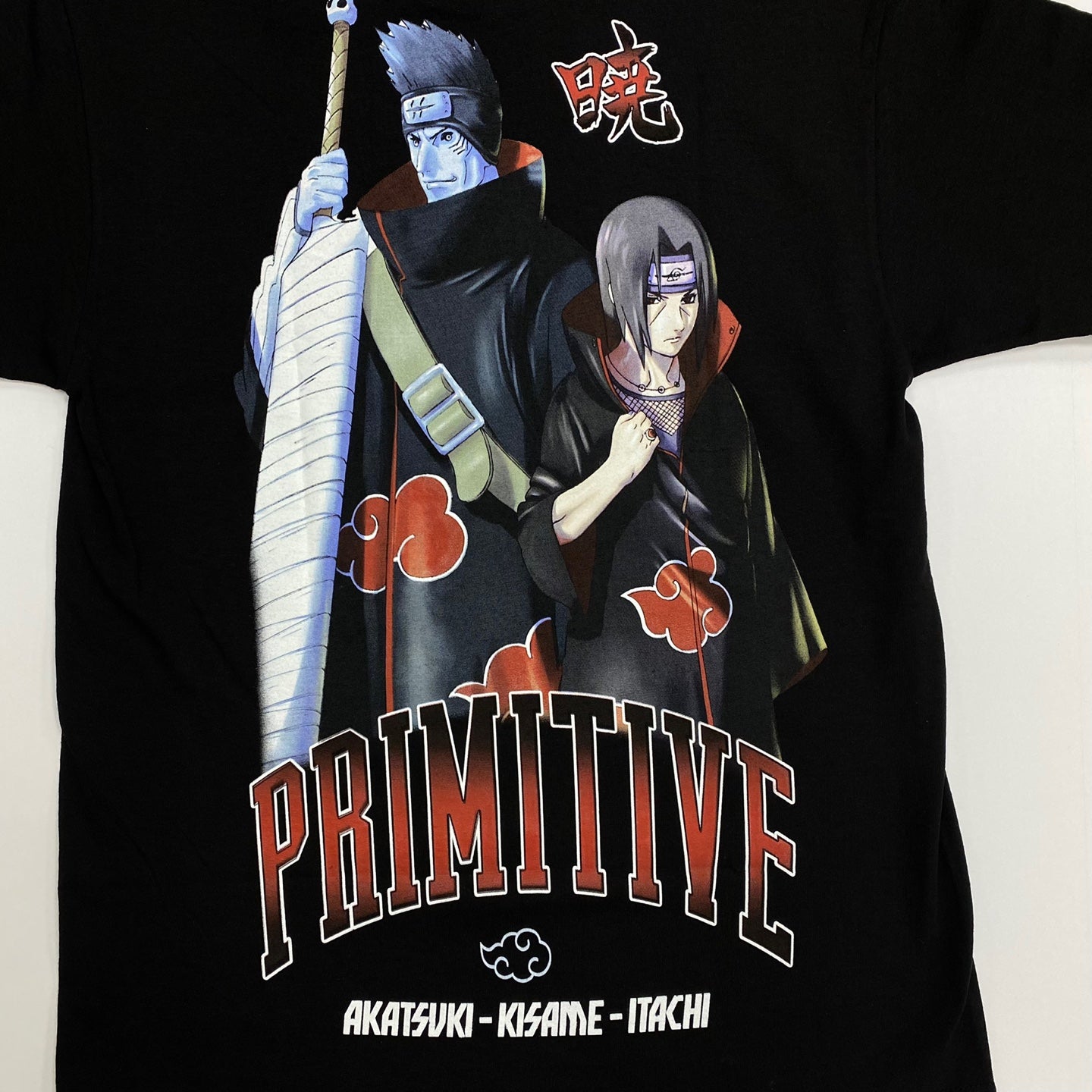 Primitive Skateboards X Naruto Shirt Akatsuki Slate Color T-Shirt
