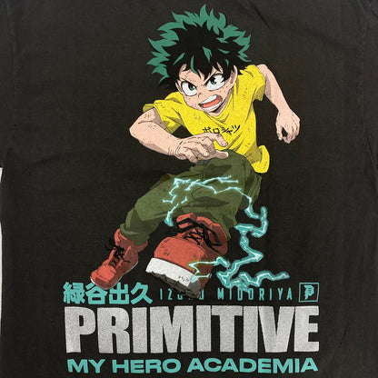 Primitive x My Hero Academia Full Cowl Black Wash T-Shirt