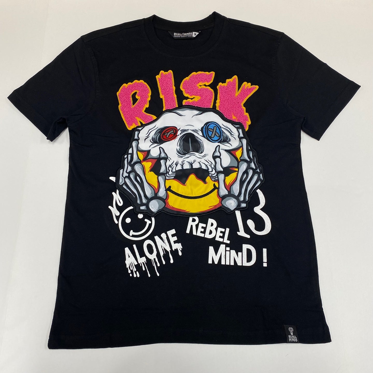 REBELMINDS Risk Graphic Patch T-Shirt