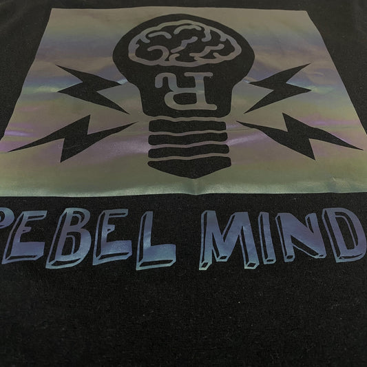 REBELMINDS Lightbulb Foil Graphic Print T-Shirt