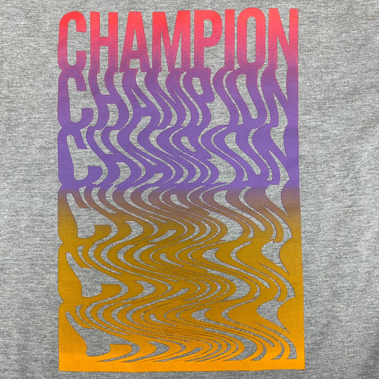 Champion Multi Script Logo Print T-Shirt