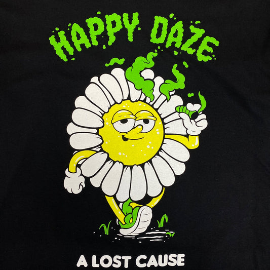 A LOST CAUSE Happy Daze Graphic T-Shirt