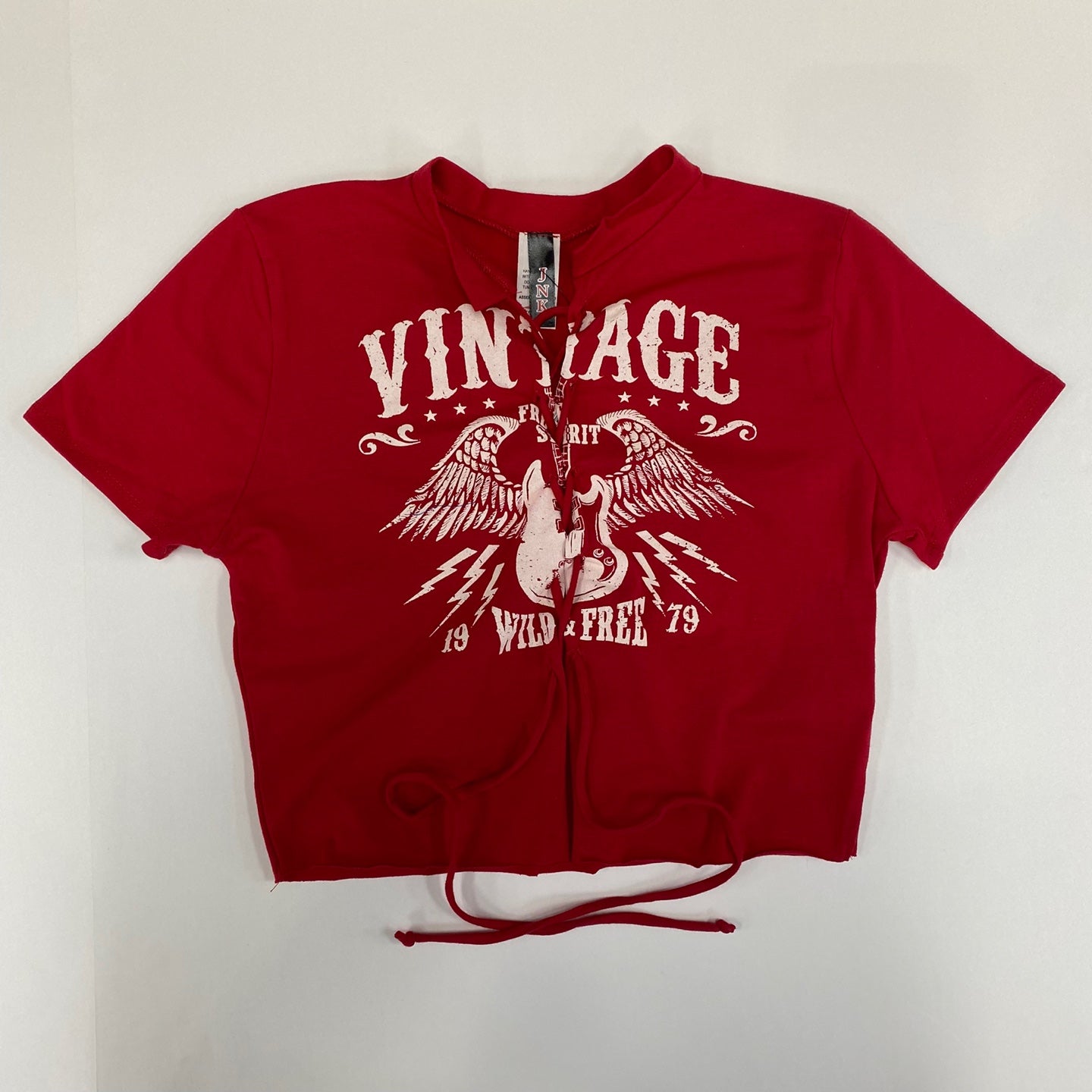 Women's Vintage Graphic Crop Top T-Shirt