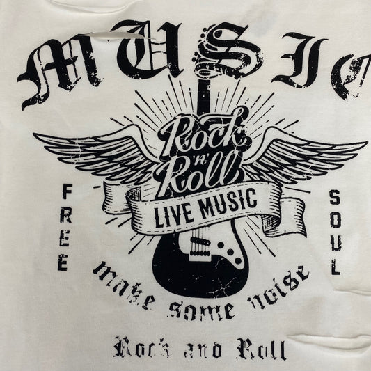Women's Music Rock & Roll Graphic T-Shirt Crop Top