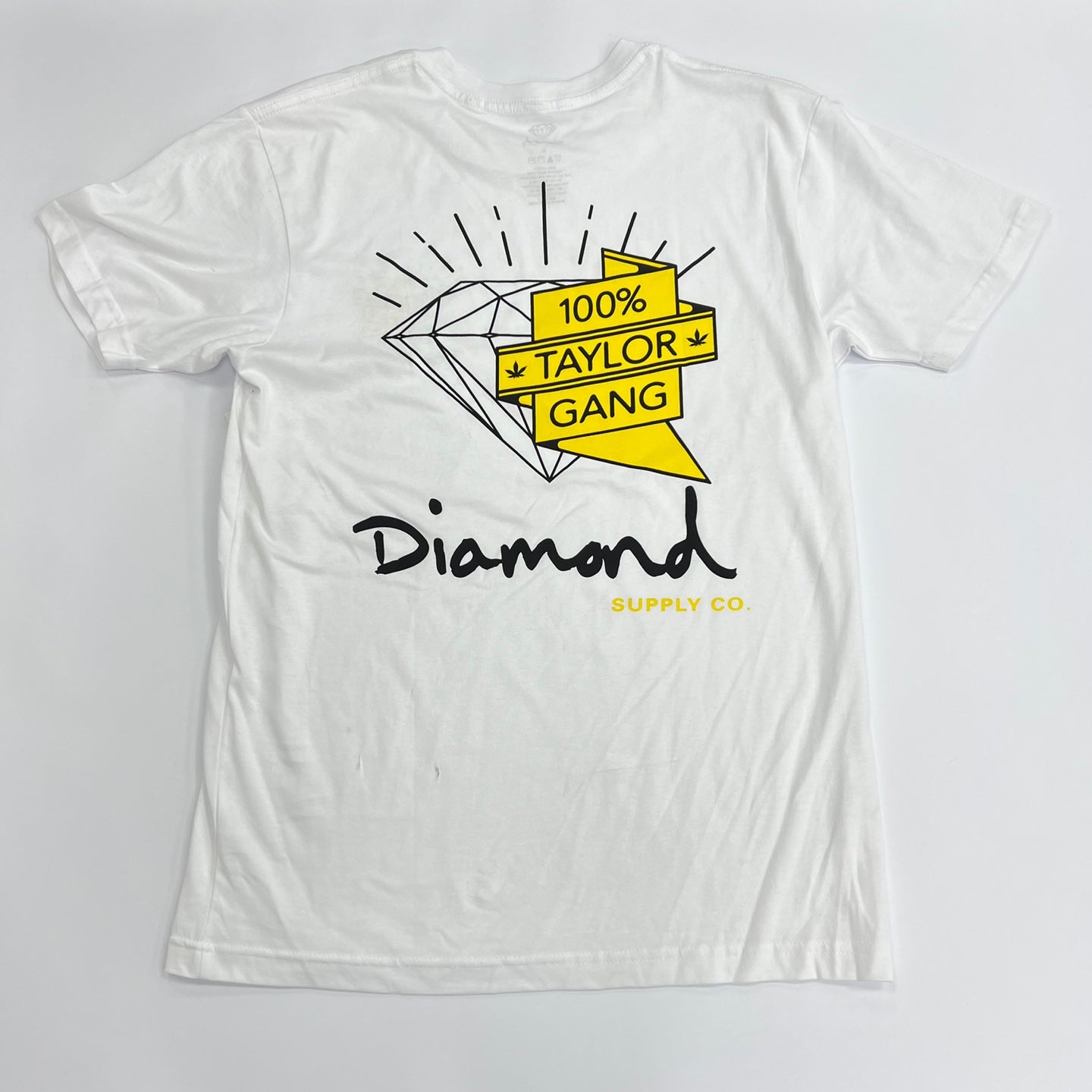 Diamond Supply 100% Taylor Gang T-Shirt - WHITE