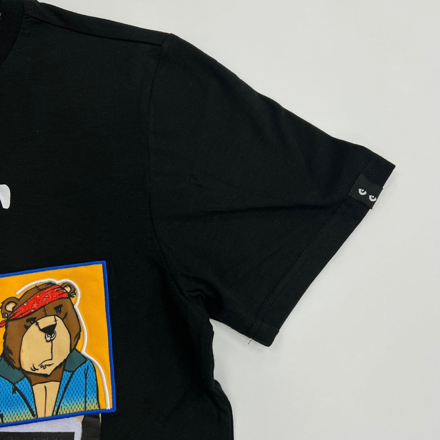 NFT Bear Graphic T-Shirt - Black
