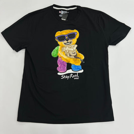BKYS Stay Real Graphic T-Shirt