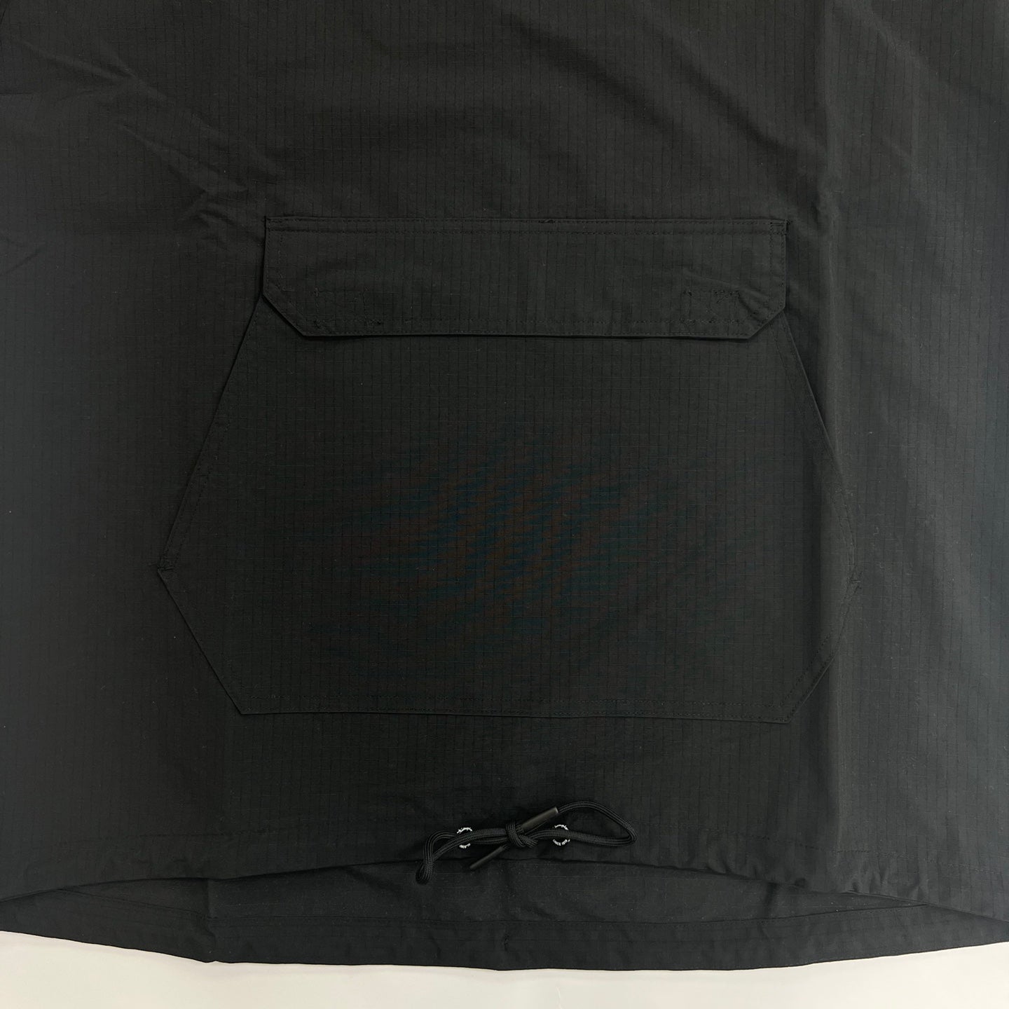 Champion Ripstop Anorak Script Dash Embroidered Jacket - BLACK